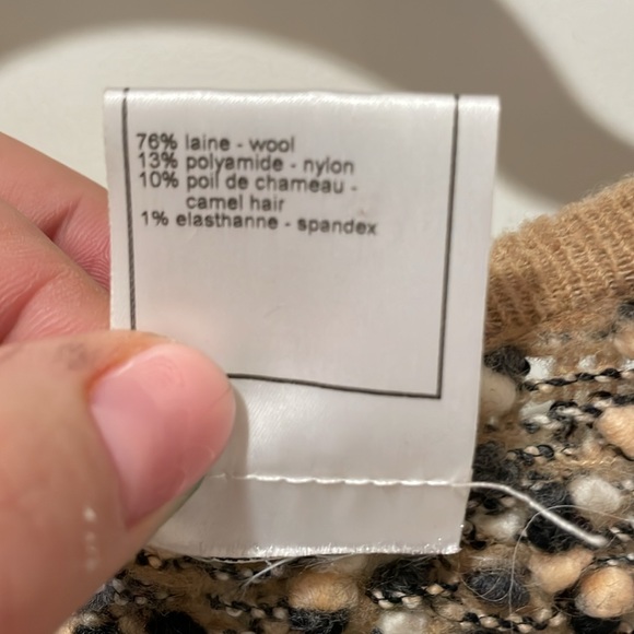 COPY - Coco Chanel long size 42 xl duster sweater wool blend so amazing cardigan - Picture 8 of 12